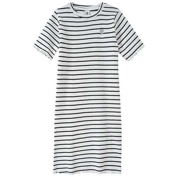 Mädchen Kleid gestreift